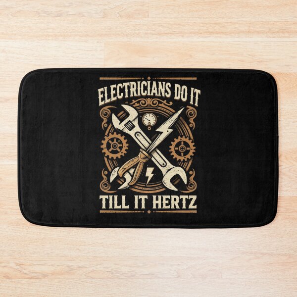 Item preview, Electricians Do It Till It Hertz | Electrician Shirt designed and sold by LabCore.