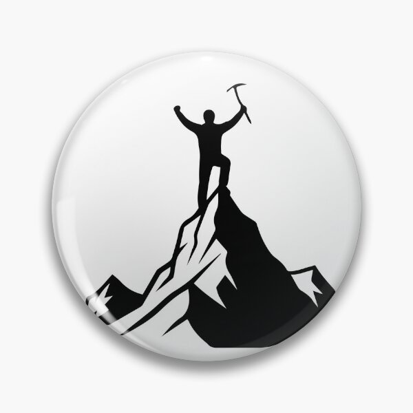 Item preview, Reach The Summit - Mountain Climbing Adventure Design designed and sold by onubi.