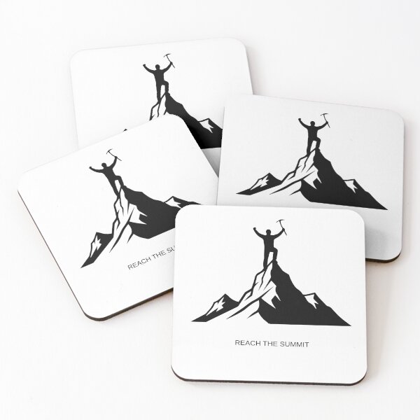 Item preview, Reach The Summit - Mountain Climbing Adventure Design designed and sold by onubi.