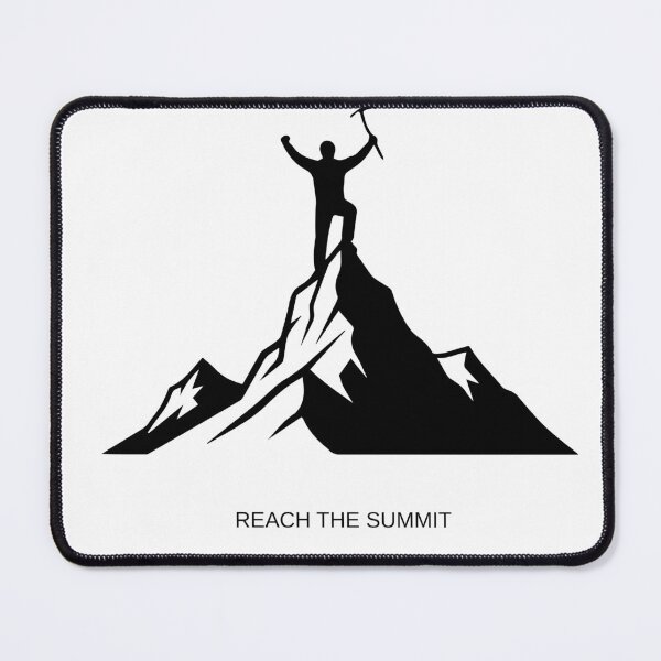 Item preview, Reach The Summit - Mountain Climbing Adventure Design designed and sold by onubi.