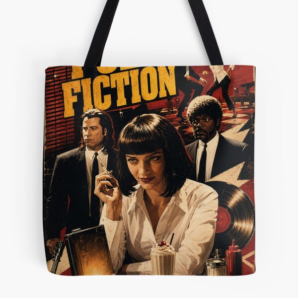 Item preview, Pulp Fiction Retro Movie Poster designed and sold by aloefx.