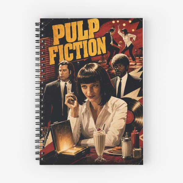 Item preview, Pulp Fiction Retro Movie Poster designed and sold by aloefx.