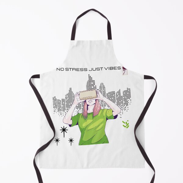 Item preview, No Stress Just Vibes Aesthetic Quote Design designed and sold by Scopestor.