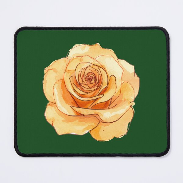 Item preview, Orange rose watercolor designed and sold by uunaa.