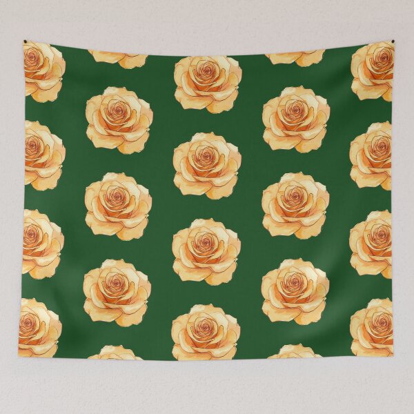 Item preview, Orange rose watercolor designed and sold by uunaa.
