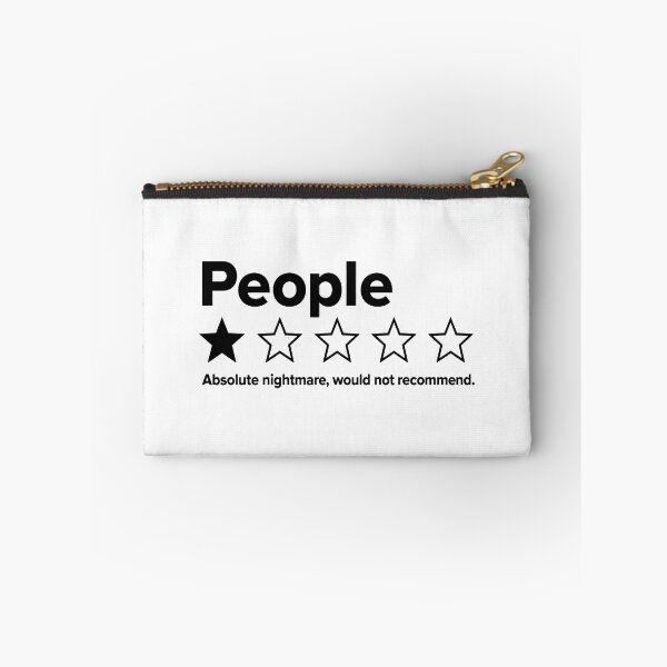 Item preview, People 1 Star Absolute Nightmare Would Not Recommend Funny designed and sold by Doodletext.