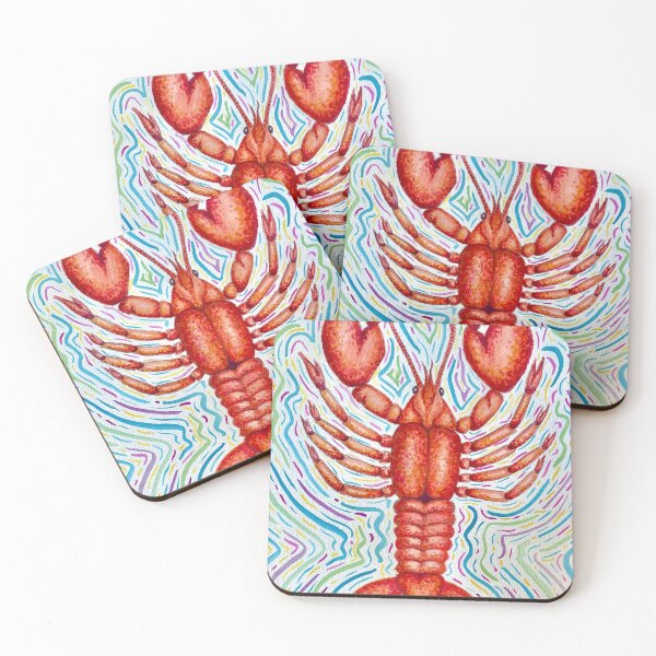 Item preview, Maine lobster watercolor designed and sold by ccreidcc.