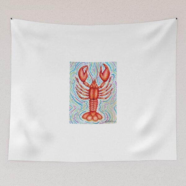 Item preview, Maine lobster watercolor designed and sold by ccreidcc.