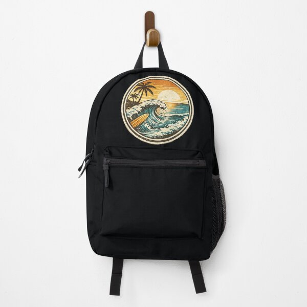 Item preview, Vintage Surf Badge California Beach Wave Retro Surfing T-Shirt designed and sold by MagicMakerPh.