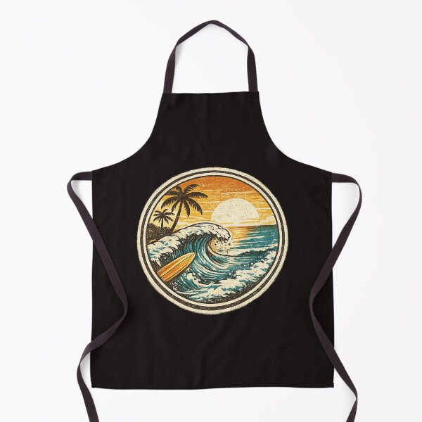 Item preview, Vintage Surf Badge California Beach Wave Retro Surfing T-Shirt designed and sold by MagicMakerPh.