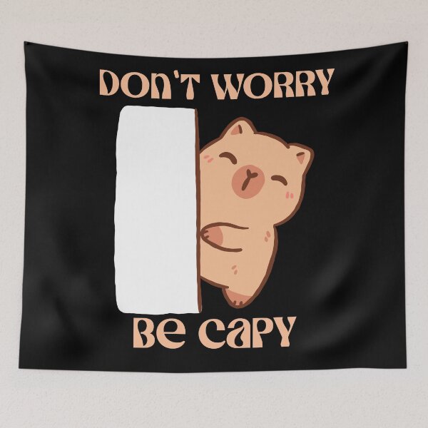 Item preview, Don't Worry Be Capy Cute Capybara designed and sold by SpartanDStore.