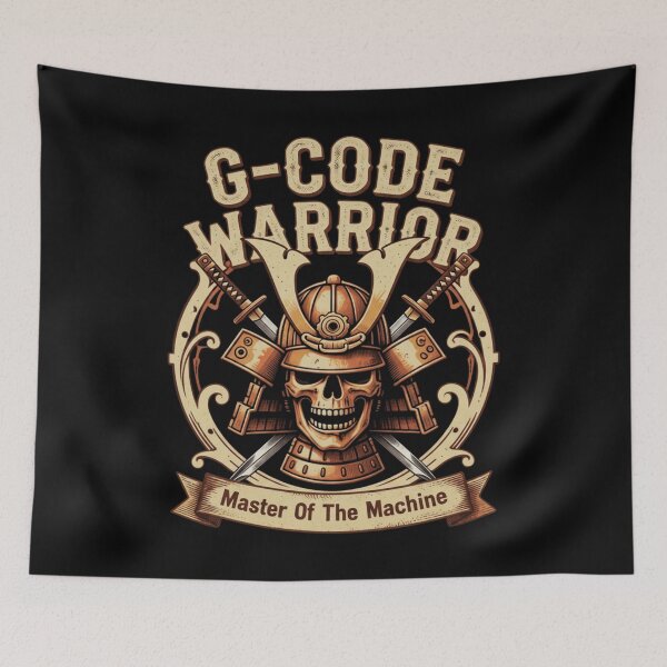 Item preview, G-Code Warrior Machine | CNC Machinist Shirt designed and sold by LabCore.