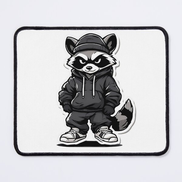 Item preview, Streetwear Raccoon Cartoon designed and sold by Aesthicer.