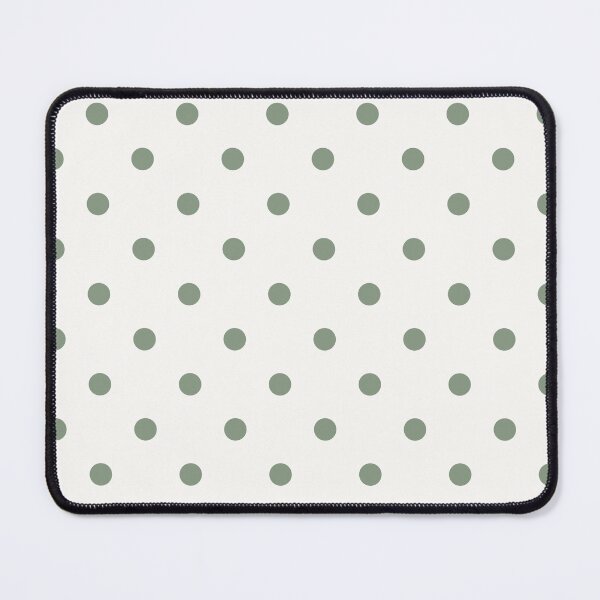 Item preview, Minimalist Green Polka Dot Pattern designed and sold by BriSher.