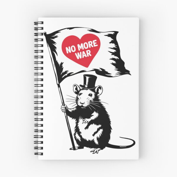 Item preview, Banksy Rat - No more war designed and sold by 123ks.