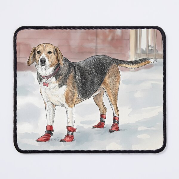 Item preview, Beagle Snow Day. Winter Boots and Tail Wags designed and sold by JumpJammiesTees.