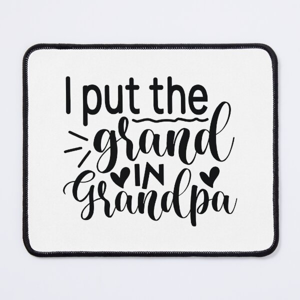Item preview, I Put The Grand In Grandpa - Cute Fathers Day Retro Vintage Cool Grandfather Papa Family Funny Gift designed and sold by FuzionRaptor.