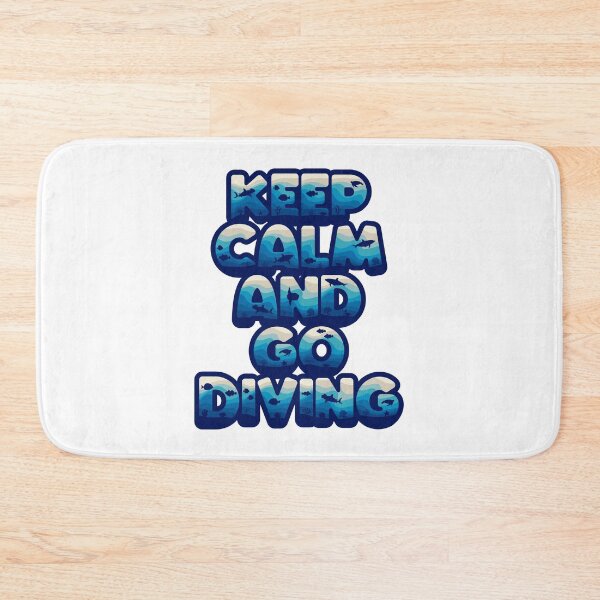 Item preview, Keep calm and go diving in marine style designed and sold by RizikCat.