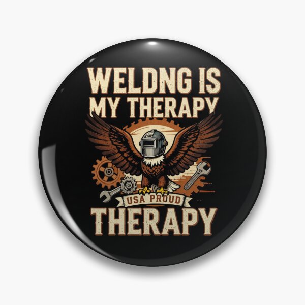 Item preview, Welding Is My Therapy Eagle  | American Welder Shirt designed and sold by LabCore.