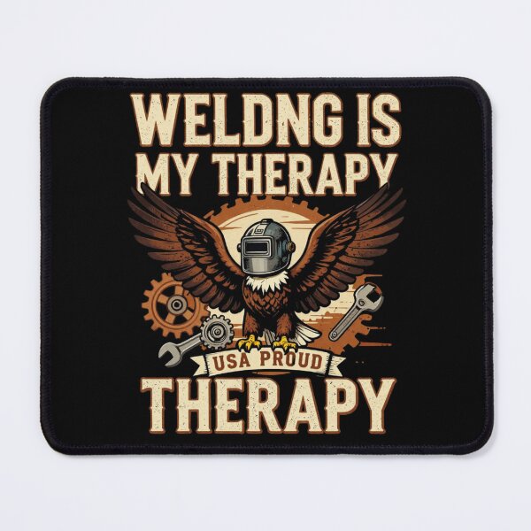 Item preview, Welding Is My Therapy Eagle | American Welder Shirt designed and sold by LabCore.