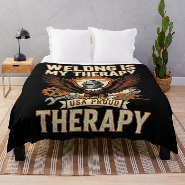 Item preview, Welding Is My Therapy Eagle | American Welder Shirt designed and sold by LabCore.