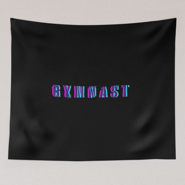 Item preview, Gymnast Glitch Aesthetic Typography Sport V5 designed and sold by creativerooney.