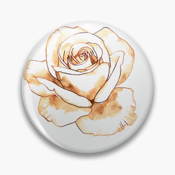 Item preview, White rose watercolor designed and sold by uunaa.