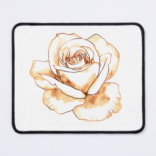 Item preview, White rose watercolor designed and sold by uunaa.