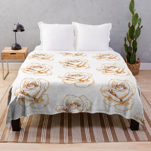 Item preview, White rose watercolor designed and sold by uunaa.