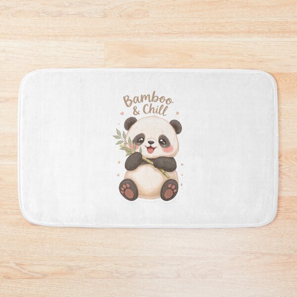 Item preview, Bamboo & Chill Cute Panda Design designed and sold by Wild Print Co Est 2026.