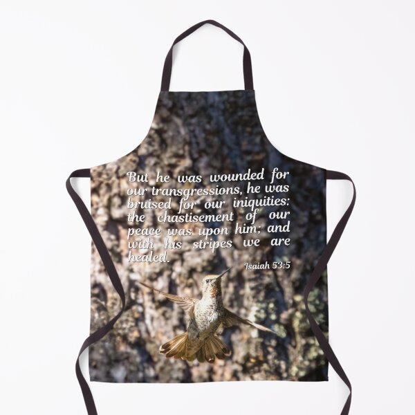 Item preview, Isaiah 53:5 - With His Stripes We Are Healed - Inspirational Bible Verse designed and sold by InsprtnlArtbyDP.
