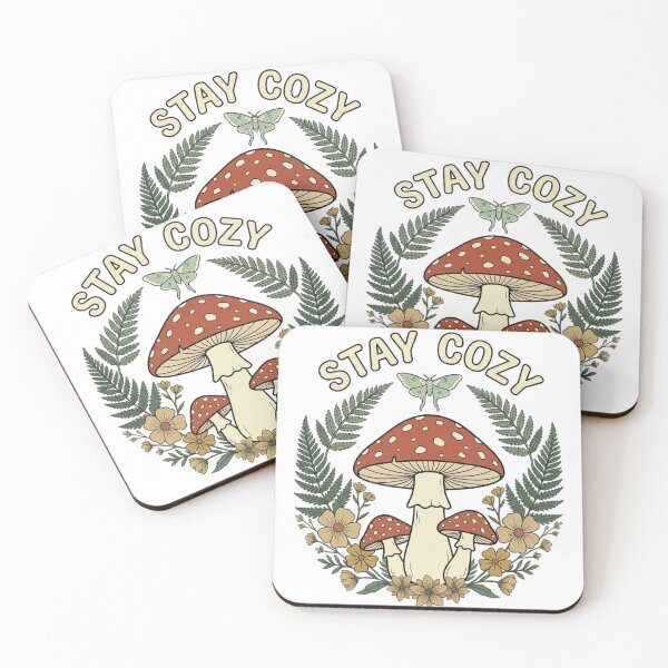 Item preview, Stay Cozy Mushroom – Cottagecore Aesthetic Shirt Art designed and sold by AlexNik.