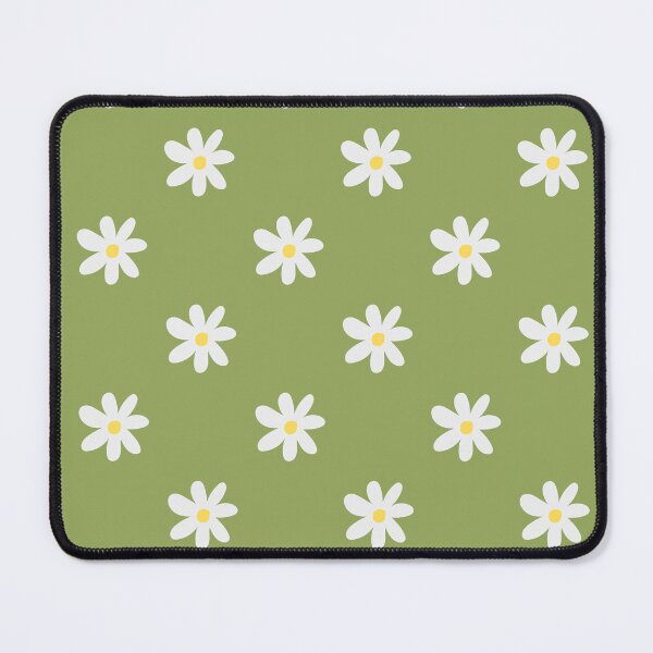 Item preview, Olive Green Daisy Pattern Phone Case for Mom | Minimalist Floral Journal for Students | Cute Daisy Aesthetic Blanket for Girls | Boho Green Daisy Tote Bag Gift for Nurse | Daisy Garden Mug for Her designed and sold by VivaFy.