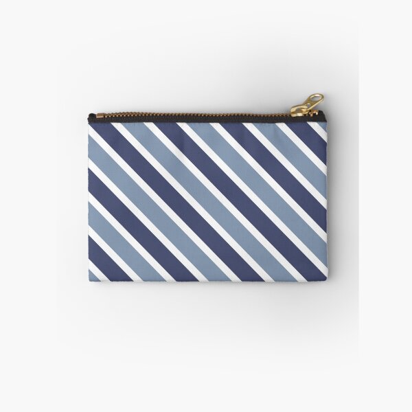 Item preview, Blue and White Diagonal Stripe Pattern designed and sold by Anna Studio Co.