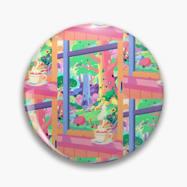 Item preview, Cozy Coffee Window to Fantasy Forest designed and sold by Idealforme.