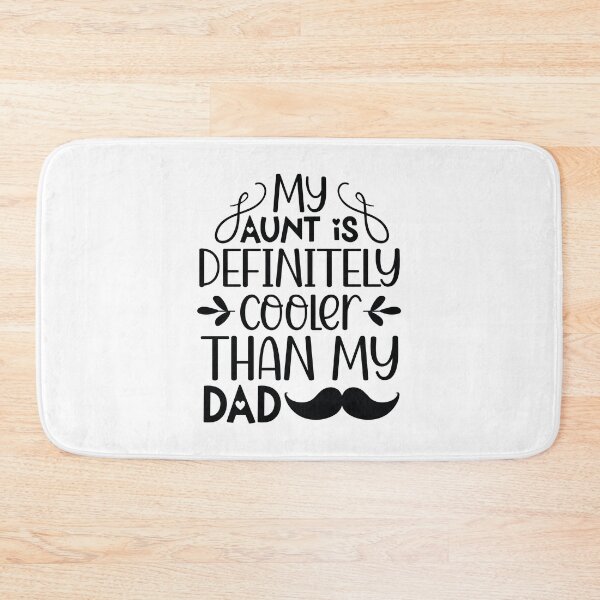 Item preview, My Aunt Is Definitely Cooler Than My Dad - Cute Fathers Day Retro Vintage Funny Family Cool Aunt Gift designed and sold by FuzionRaptor.
