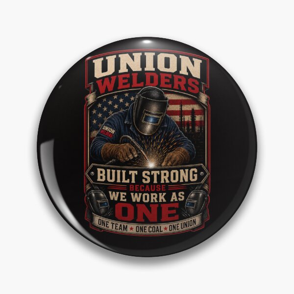 Item preview, Welders Built Strong Because We Work As One Shirt | Patriotic Welder Shirt designed and sold by LabCore.