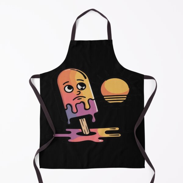 Item preview, Funny Melting Ice Cream Popsicle in Summer Heat designed and sold by DailySparks.