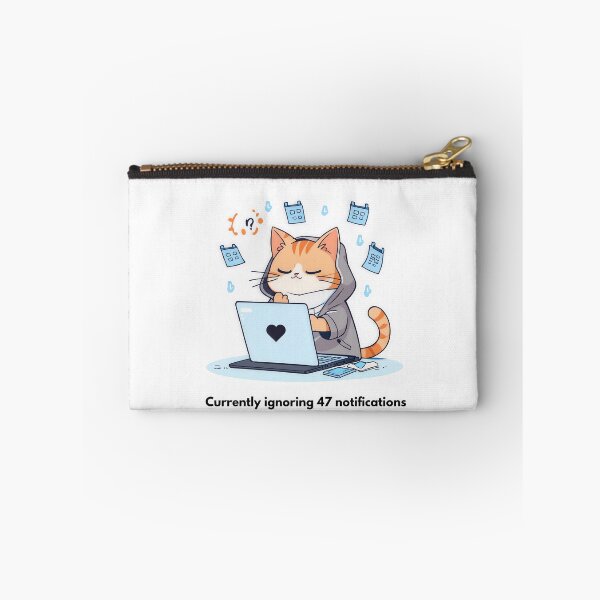 Item preview, Currently Ignoring 47 Notifications designed and sold by PawAndWork.