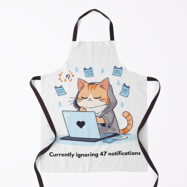 Item preview, Currently Ignoring 47 Notifications designed and sold by PawAndWork.