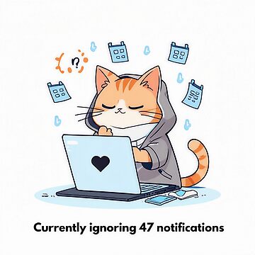 Artwork thumbnail, Currently Ignoring 47 Notifications by PawAndWork