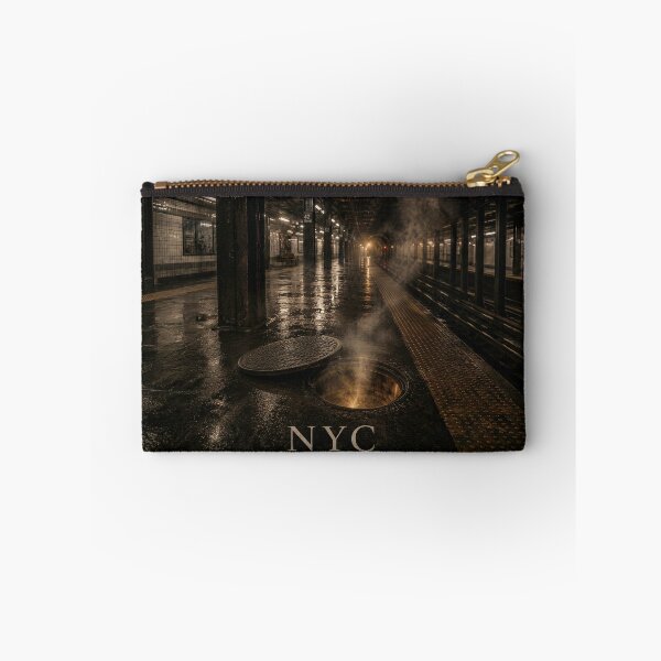 Item preview, NYC – No More Jumping Turnstiles | Noir Subway Humor Art Print designed and sold by BrokenCompassCo.