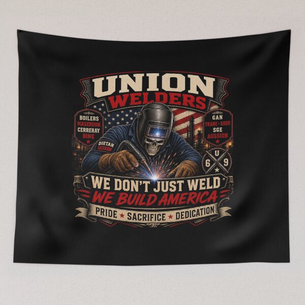 Item preview, We Don't Just Weld We Build America Shirt | Welder Patriotic Shirt designed and sold by LabCore.
