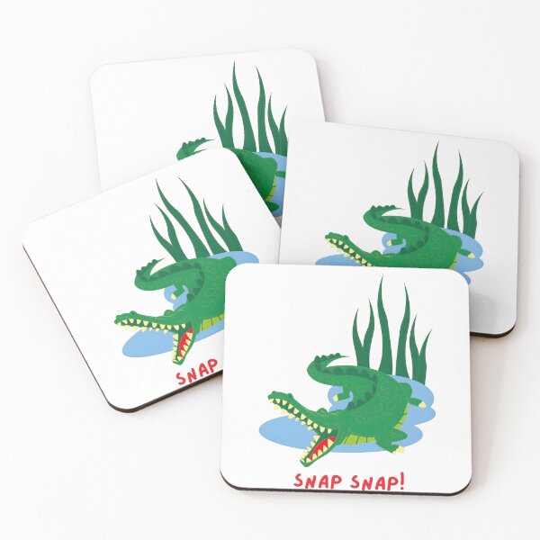 Item preview, Cute Crocodile Cartoon – Playful Swamp Animal Art designed and sold by ROARSOME DESiGNS.