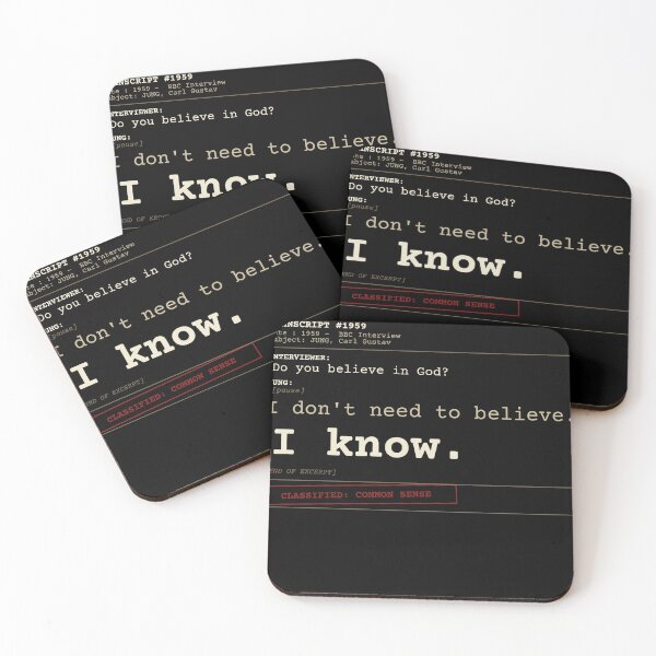 Item preview, Carl Jung "I Know" designed and sold by Will-to-Power.
