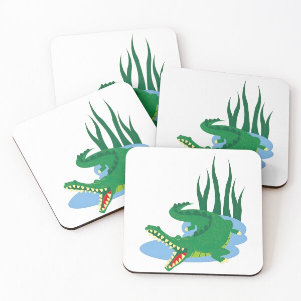 Item preview, Cute Crocodile Cartoon – Playful Alligator Animal Art designed and sold by ROARSOME DESiGNS.