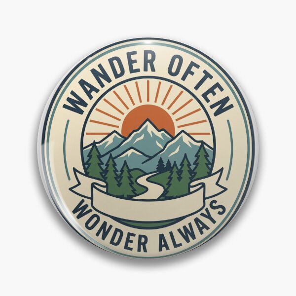 Item preview, Wander Often – Vintage Mountain Hiking Adventure Shirt designed and sold by AlexNik.
