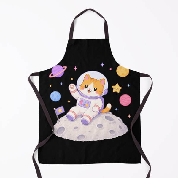 Item preview, Cute Kawaii Cat Astronaut on the Moon designed and sold by Seculinator.