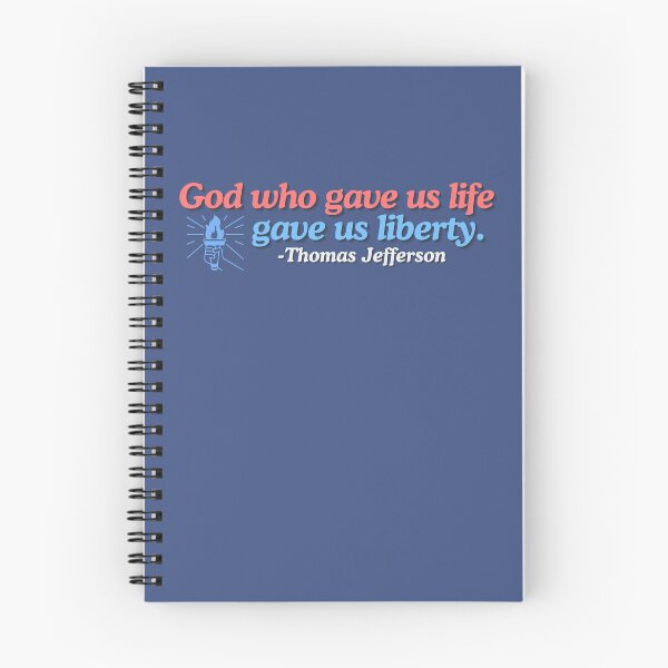 Item preview, Thomas Jefferson Life and Liberty quote designed and sold by Neeshki.