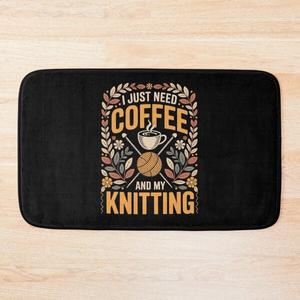 Item preview,  i just need coffee and my knitting designed and sold by jkrphoto.